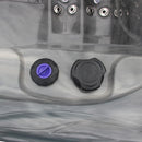 Hydrosan Garten-Whirlpool-Badewanne Spa705 Odyssey Anthrazit Gehäuse 210x170 cm