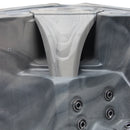 Hydrosan Garten-Whirlpool-Badewanne Spa705 Odyssey Anthrazit Gehäuse 210x170 cm