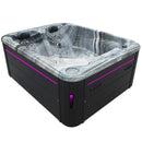 Hydrosan Garten-Whirlpool-Badewanne Spa705 Odyssey Anthrazit Gehäuse 210x170 cm