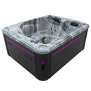 Hydrosan Garten-Whirlpool-Badewanne Spa705 Odyssey Anthrazit Gehäuse 210x170 cm