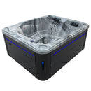 Hydrosan Garten-Whirlpool-Badewanne Spa705 Odyssey Anthrazit Gehäuse 210x170 cm