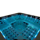Hydrosan Garten-Whirlpool-Badewanne Spa743 Cappuccino Kaffeebezug 220x220 cm
