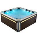 Hydrosan Garten-Whirlpool-Badewanne Spa743 Cappuccino Kaffeebezug 220x220 cm
