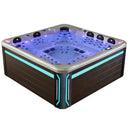 Hydrosan Garten-Whirlpool-Badewanne Spa743 Cappuccino Kaffeebezug 220x220 cm