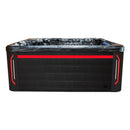 Hydrosan Garten-Whirlpool-Badewanne 743 Schwarz Ozeanwelle Schwarzes Gehäuse 220x220 cm