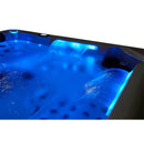 Hydrosan Garten-Whirlpool-Badewanne Spa743 Weiß-Perlbraune Abdeckung F21 220x220 cm