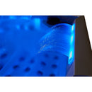 Hydrosan Garten-Whirlpool-Badewanne Spa743 Weiß-Perlbraune Abdeckung F21 220x220 cm