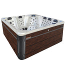 Hydrosan Garten-Whirlpool-Badewanne Spa743 Weiß-Perlbraun Gehäuse 220x220 cm