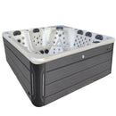 Hydrosan Garten-Whirlpool-Badewanne SPA743 Weiß Perlgrau Gehäuse F24 220x220 cm