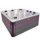 Hydrosan Garten-Whirlpool-Badewanne SPA743 Weiß Perlgrau Gehäuse F24 220x220 cm