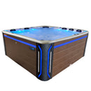 Hydrosan Garten-Whirlpool-Badewanne Spa743 Cappuccino Kaffeebezug 220x220 cm