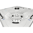 Hydrosan Garten-Whirlpool-Badewanne SPA743R ECO CAPPUCCINO GRAU GEHÄUSE 220x220 CM