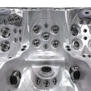 Hydrosan GARDEN JACUZZI BADEWANNE SPA747 CAPPUCCINO GRAU HOLZGEHÄUSE F24 210X210 CM