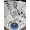 Hydrosan Garten-Whirlpool-Badewanne Spa748 Weiß Perlgrau Gehäuse F24 230x230 cm