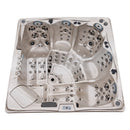 Hydrosan JACUZZI OGRODOWE WANNA SPA748 CAPPUCCINO OBUDOWA BRĄZOWA DESKA F21 230x230 CM