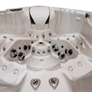 Hydrosan JACUZZI OGRODOWE WANNA SPA748 CAPPUCCINO OBUDOWA BRĄZOWA DESKA F21 230x230 CM