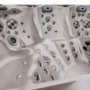Hydrosan JACUZZI OGRODOWE WANNA SPA748 CAPPUCCINO OBUDOWA BRĄZOWA DESKA F21 230x230 CM