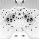 Hydrosan Garten-Whirlpool-Badewanne Spa748 Weiß-Perlbraun Gehäuse F21 230x230 cm