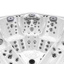 Hydrosan Garten-Whirlpool-Badewanne Spa748 Weiß-Perlbraun Gehäuse F21 230x230 cm