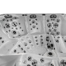 Hydrosan Garten-Whirlpool-Badewanne Spa748 Weiß-Perlbraun Gehäuse F21 230x230 cm