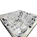 Hydrosan Garten-Whirlpool-Badewanne Spa748 Weiß-Perlbraun Gehäuse F21 230x230 cm