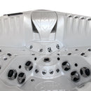 Hydrosan Garten-Whirlpool-Badewanne Spa748 Weiß Perlgrau Gehäuse F24 230x230 cm