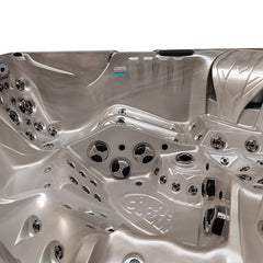 Hydrosan Garten-Whirlpool-Badewanne SPA748 Cappuccino Grau Holzgehäuse F27 230x230 cm – Vorschau 16