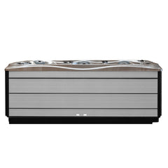 Hydrosan Garten-Whirlpool-Badewanne SPA748 Cappuccino Grau Holzgehäuse F27 230x230 cm – Vorschau 10
