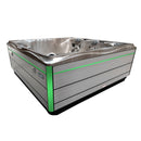Hydrosan Garten-Whirlpool-Badewanne SPA748 Cappuccino Grau Holzgehäuse F27 230x230 cm