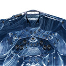 Hydrosan Garten-Whirlpool-Badewanne Spa748 Blaue Welle Gehäuse Graue Platte F22 230x230 cm