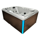 Hydrosan Garten-Whirlpool-Badewanne 749 Weißperle Kaffeegehäuse 200x135 cm 230V
