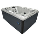 Hydrosan Garten-Whirlpool-Badewanne 749, Gehäuse Weißperle Anthrazit, 200 x 135 cm, 230 V