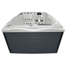 Hydrosan Garten-Whirlpool-Badewanne 749, Gehäuse Weißperle Anthrazit, 200 x 135 cm, 230 V