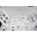Hydrosan Garten-Whirlpool-Badewanne 749, Gehäuse Weißperle Anthrazit, 200 x 135 cm, 230 V