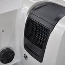 Hydrosan Garten-Whirlpool-Badewanne 749 Weißperle Kaffeegehäuse 200x135 cm 230V