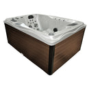 Hydrosan Garten-Whirlpool-Badewanne 749 Weißperle Kaffeegehäuse 200x135 cm 230V