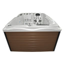 Hydrosan Garten-Whirlpool-Badewanne 749 Weißperle Kaffeegehäuse 200x135 cm 230V