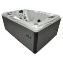 Hydrosan Garten-Whirlpool-Badewanne Spa749 Weiß Perlgrau Gehäuse 200x135 cm 230V