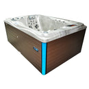 Hydrosan Garten-Whirlpool-Badewanne Spa749 Cappuccino Kaffeegehäuse 200x135 cm 230V