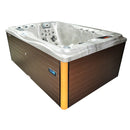 Hydrosan Garten-Whirlpool-Badewanne Spa749 Cappuccino Kaffeegehäuse 200x135 cm 230V