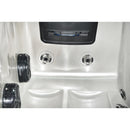 Hydrosan Garten-Whirlpool-Badewanne Spa749 Cappuccino Anthrazit Gehäuse 200x135 cm 230V