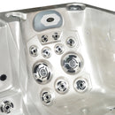 Hydrosan Garten-Whirlpool-Badewanne Spa749 Cappuccino Kaffeegehäuse 200x135 cm 230V