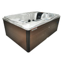 Hydrosan Garten-Whirlpool-Badewanne Spa749 Cappuccino Kaffeegehäuse 200x135 cm 230V
