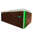 Hydrosan Garten-Whirlpool-Badewanne Spa749 Cappuccino Kaffeegehäuse 200x135 cm 230V