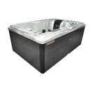 Hydrosan Garten-Whirlpool, Badewanne, Spa 749, Cappuccino-Grau, Gehäuse 200 x 135 cm, 230 V