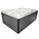 Hydrosan Garten-Whirlpool, Badewanne, Spa 749, Cappuccino-Grau, Gehäuse 200 x 135 cm, 230 V