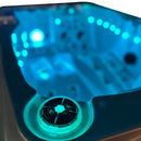 Hydrosan Garten-Whirlpool, Badewanne, Spa 749, Cappuccino-Grau, Gehäuse 200 x 135 cm, 230 V