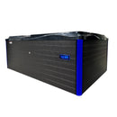 Hydrosan Garten-Whirlpool-Badewanne Spa749 Black Wave Anthrazit Gehäuse 200x135 cm 230V
