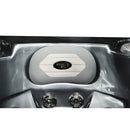 Hydrosan Garten-Whirlpool-Badewanne Spa749 Black Wave Anthrazit Gehäuse 200x135 cm 230V
