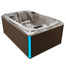 Hydrosan Garten-Whirlpool-Badewanne Spa749 Cappuccino Kaffeegehäuse 200x135 cm 230V